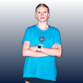 Unisex Light Blue Short Sleeve T-Shirt (Podiumwear X River Light FC)
