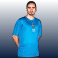 Unisex Blue Short Sleeve T-Shirt (Podiumwear X River Light FC)