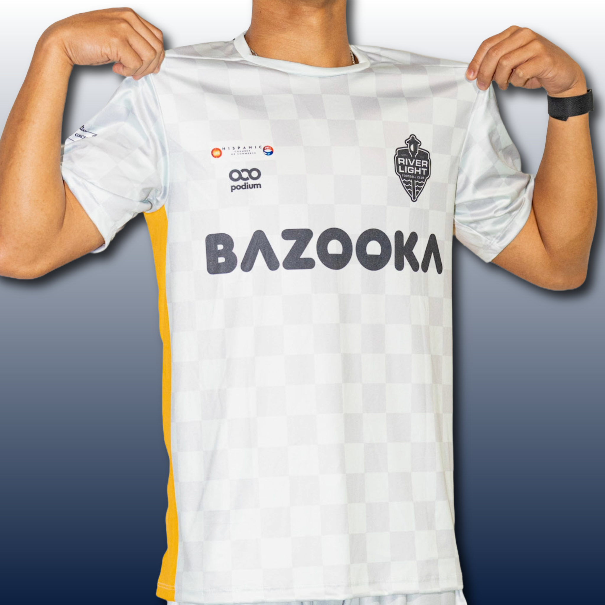 Youth River Light FC White Home Jersey